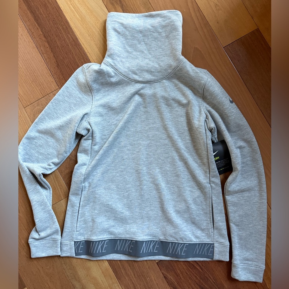 Nike Light Heather Gray cow neck sweater